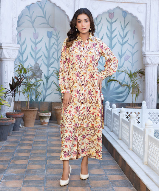 Lemon Printed Suit ZSS-1006