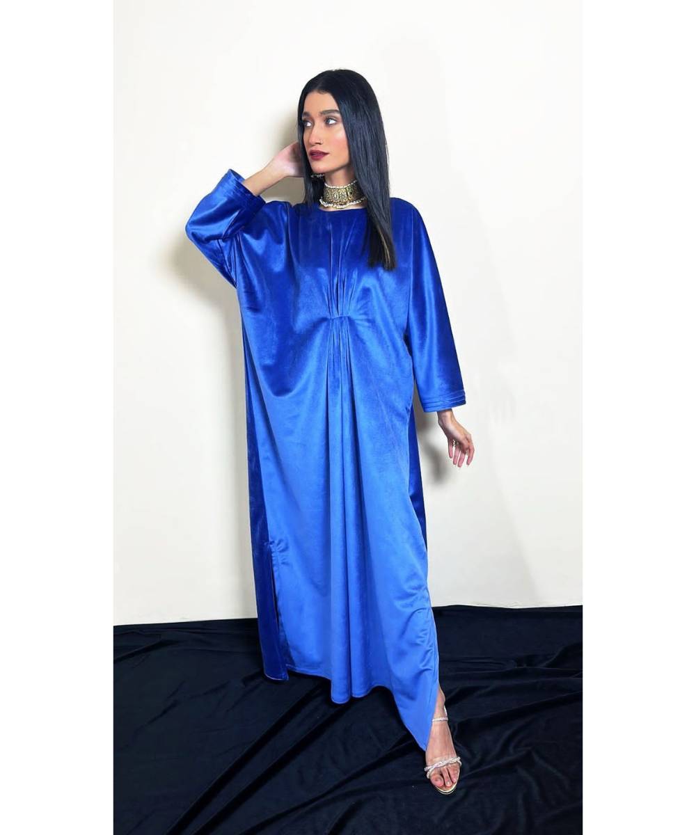 Blue Kaftan Dress for Women